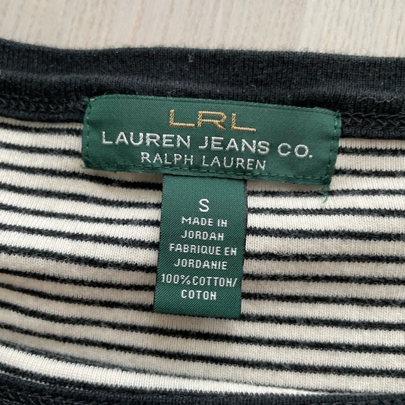 Ralph Lauren Striped Boatneck Nautical Style Jersey Dress - Picture 2 of 5